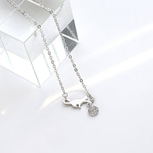 Necklace Female Cat Pendant Cute Design Clavicle Chain