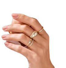 The Inspired Exquisite Gemstone Seal Ring Is Fashionable