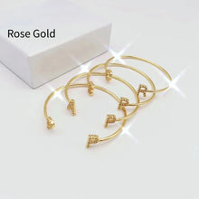 Men's And Women's Couple Jewelry Zircon Letter Bracelet