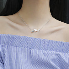 Cat Moonstone Necklace Silver Plated For Women