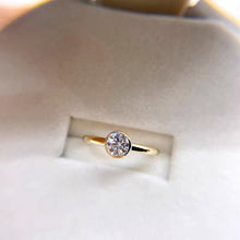 Light Luxury And Simplicity 1 Karat Bubble Rhinestone Ring