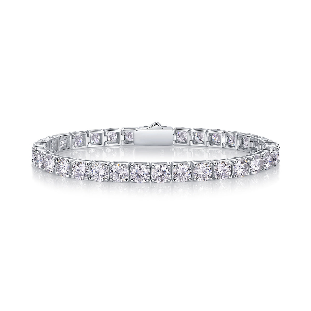 Gravitation Luxury Fashion Mossan Diamond S925 Silver Bracelet