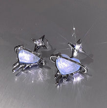 Women's Loving Heart Zircon Heart-shaped Stud Earrings