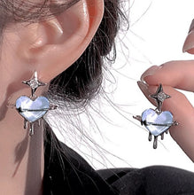 Women's Loving Heart Zircon Heart-shaped Stud Earrings