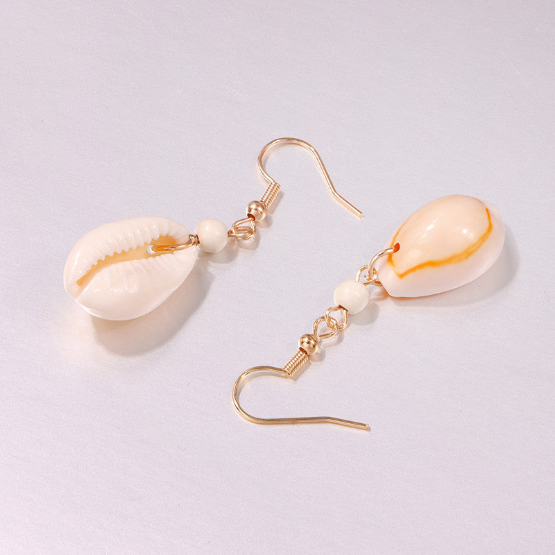 Women's Bohemian Conch Shell Temperament Earrings