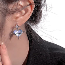 Women's Loving Heart Zircon Heart-shaped Stud Earrings