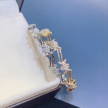 Geometric Zircon Open-ended Bracelet Formal Dress Accessories