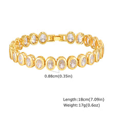 Zircon Two-side Grinding Copper Material Women's Watch Strap Bracelet