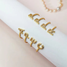 Men's And Women's Couple Jewelry Zircon Letter Bracelet