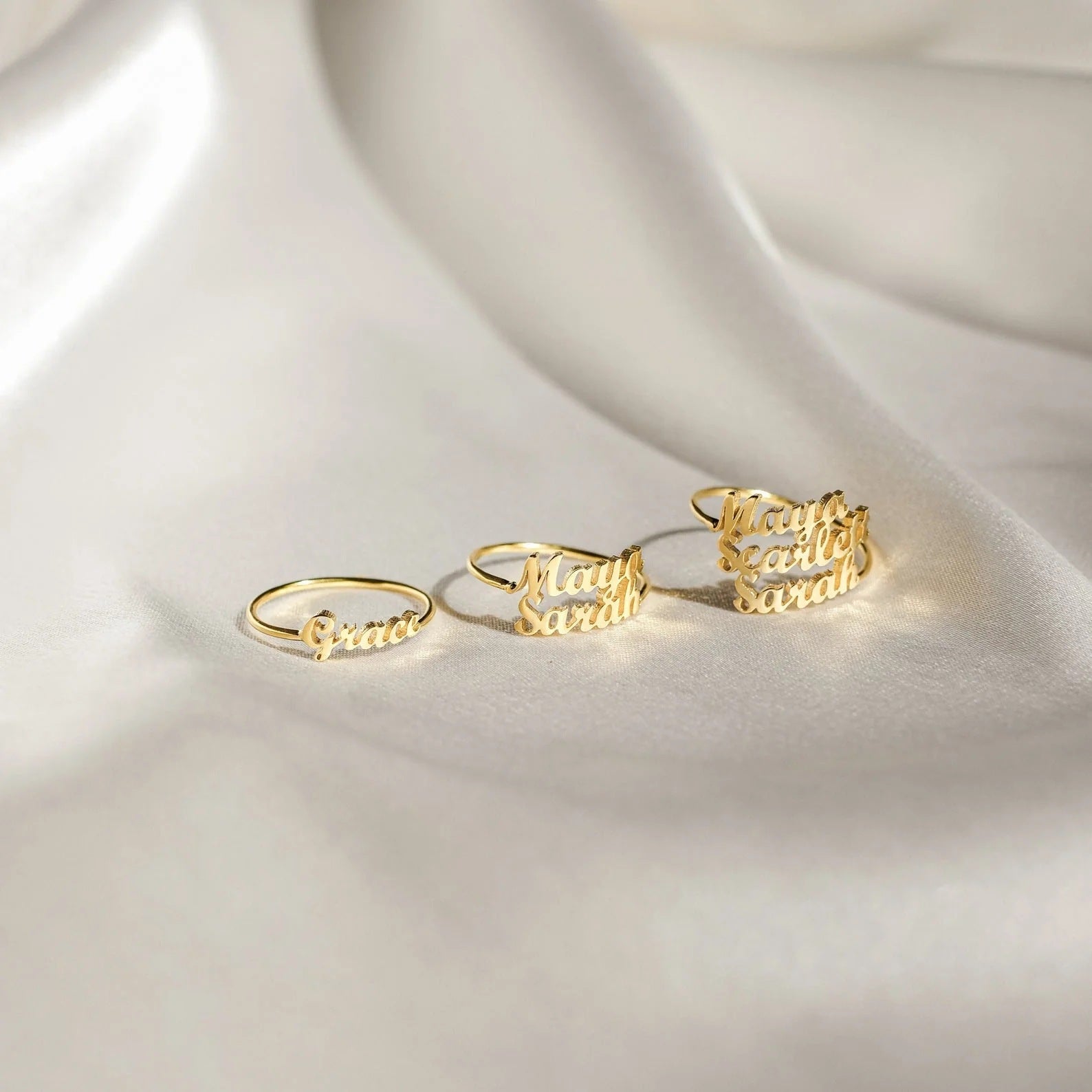 Name Ring, European And American Fashion Ring